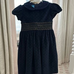 Elegant Navy Kids Dress
